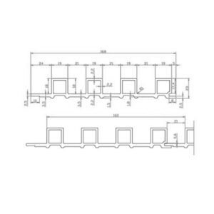 CC-02 168mmX23mmX3000mm