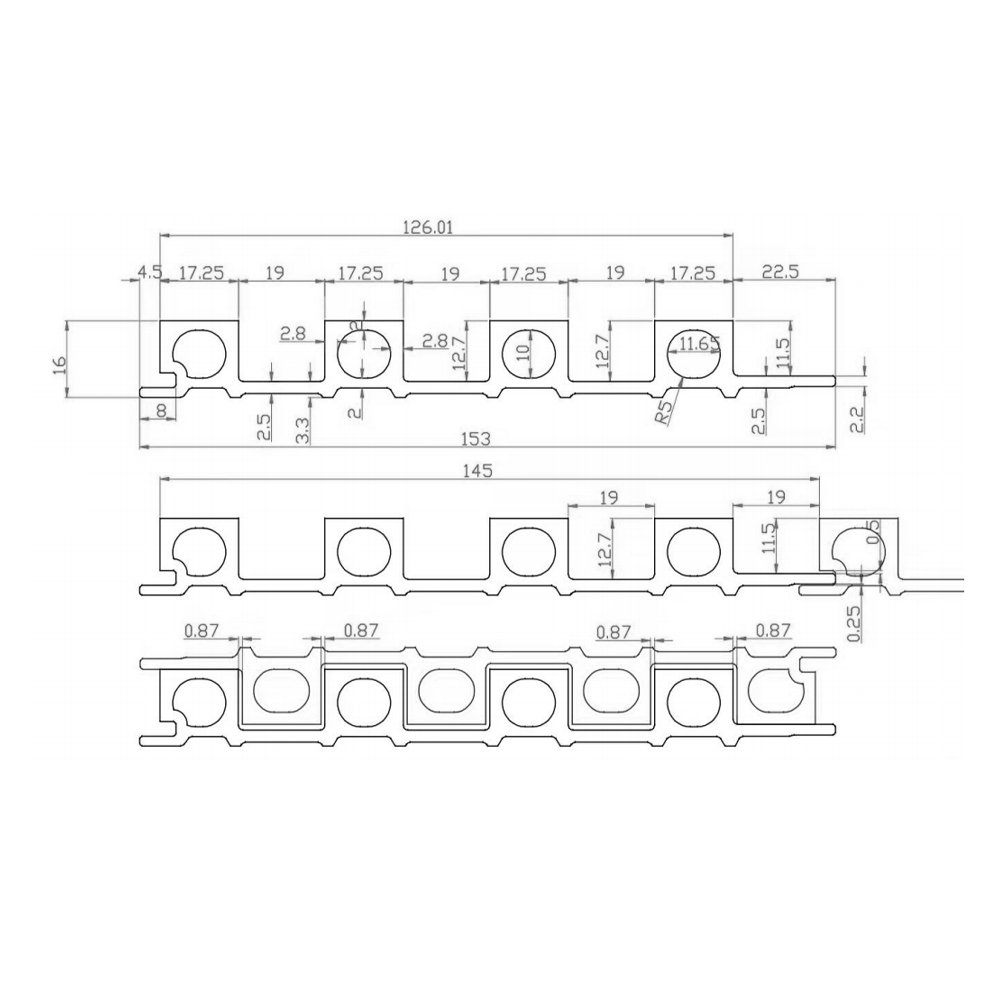 CC-06 153mmX16mmX3000mm