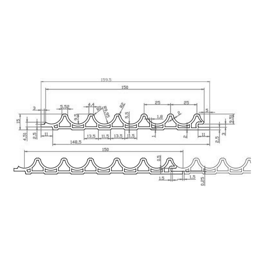 CC-11 160mmX15mmX3000mm