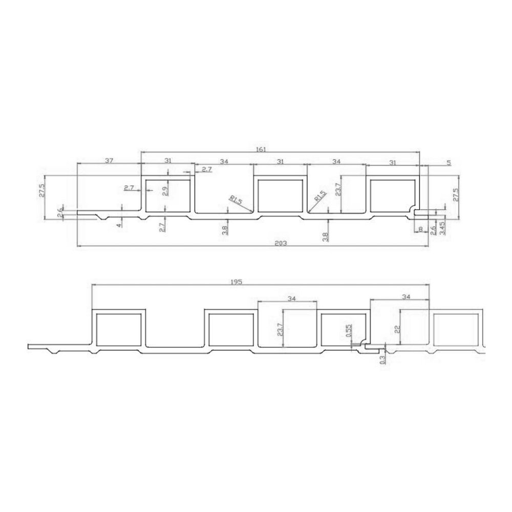 CC-13 203mmX28mmX3000mm