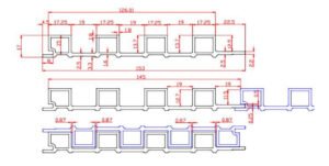 WPC wood panel GW10