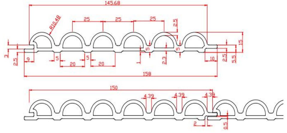 wpc wood panel wall gW90