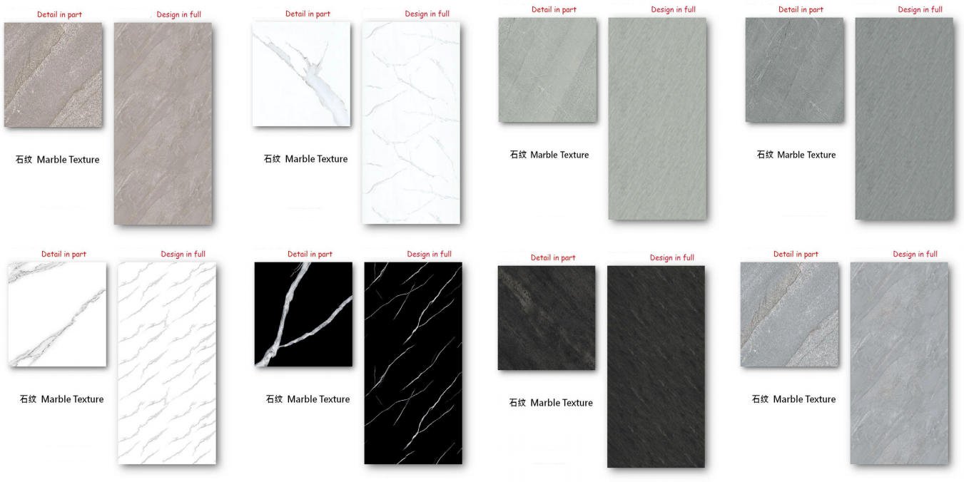 UV Marbel Sheet design color library