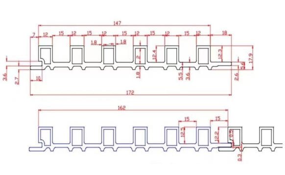 wpc wall panel waterproof GW22